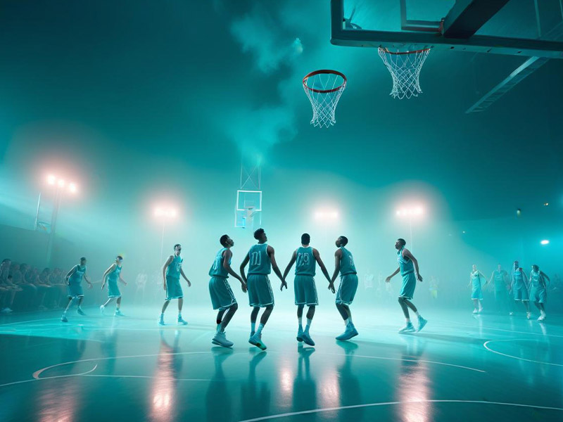 今天你防杰伦格林阿门赛前热身戴着耳机惬意运球